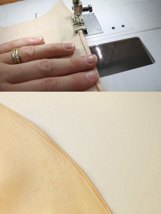 3 способа обработки края на тонкой ткани