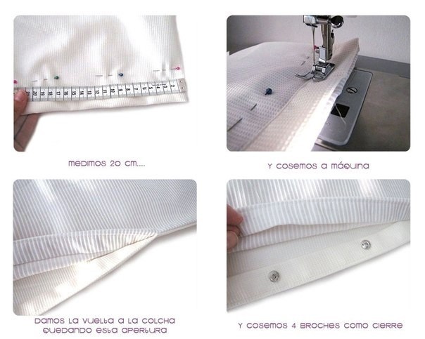 Подушечка в кровать ребенка своими руками