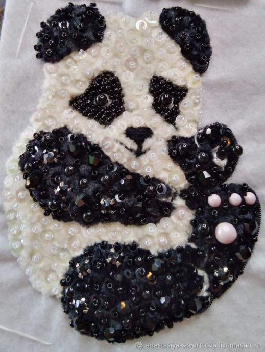 Брошь "Панда"