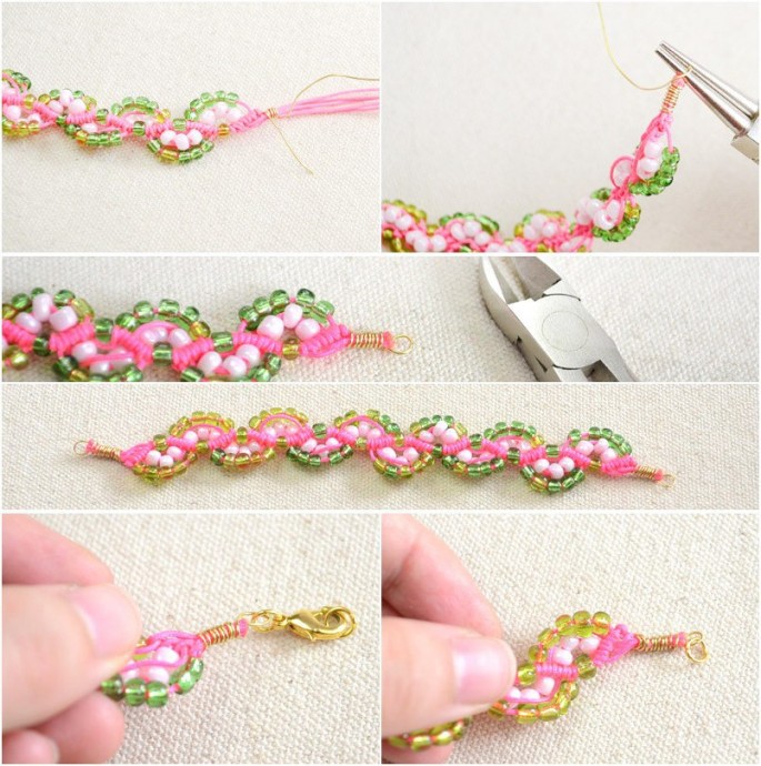 ​Браслет в бесконечно нежной расцветке