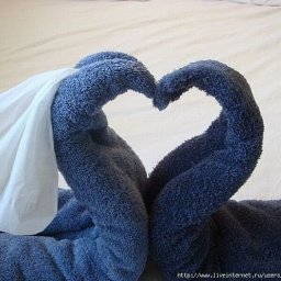 Как сделать лебедя из полотенца