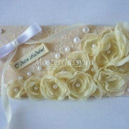 Нарядная открытка: мастер-класс