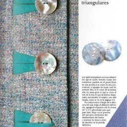 Обтачная петля треугольной формы