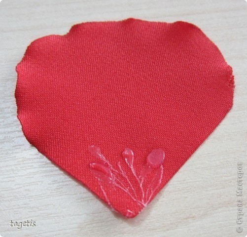 Роскошная роза из ленты