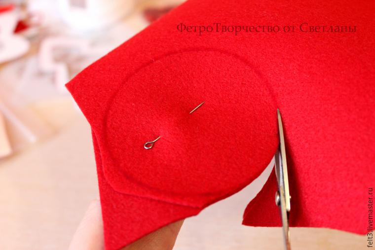 Шьем симпатичные елочные игрушки из фетра: мастер-класс