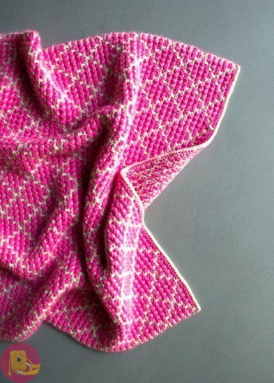 Вязаное одеяло своими руками