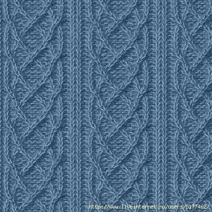 ​Интересные узоры для вязания на спицах