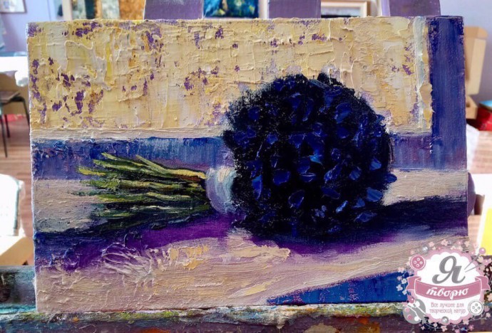 Синий букет