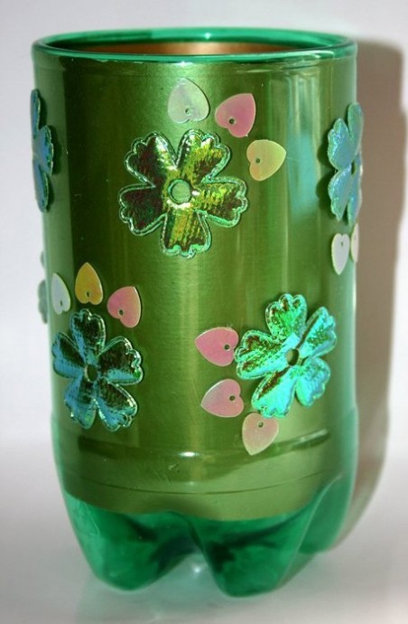 Как скруглить края пластиковой бутылки