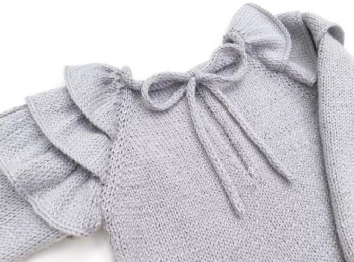 Вязаные воланчики