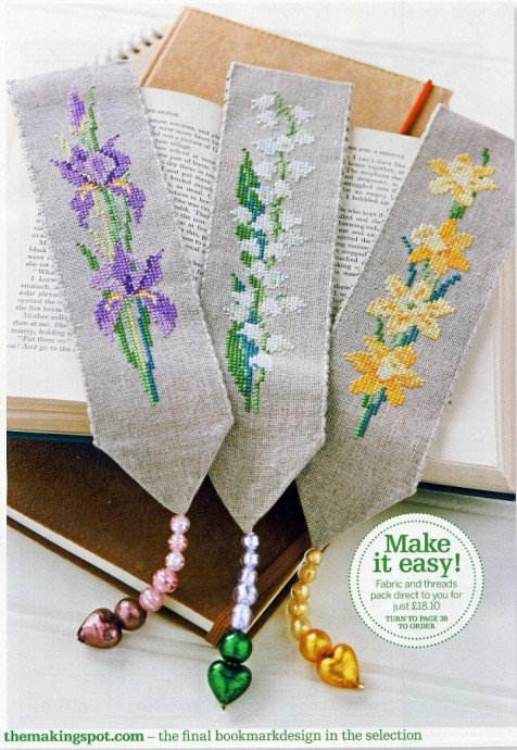 ​Вышитые закладки