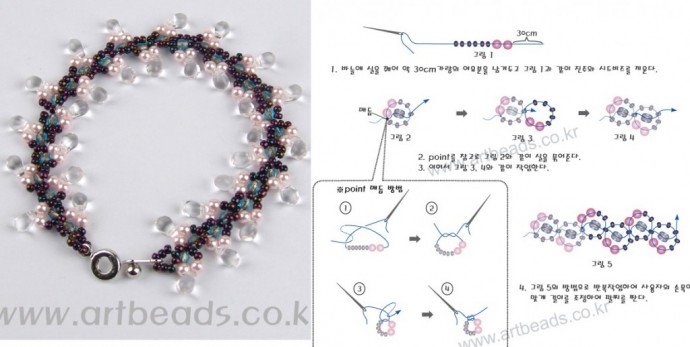 Очень красивые колье из бисера со схемами Очень красивые колье из бисера со схемами