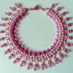 Ожерелья из бисера и бусин: схемы плетения