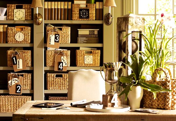 Плетеные корзины в интерьере и в удобстве использования