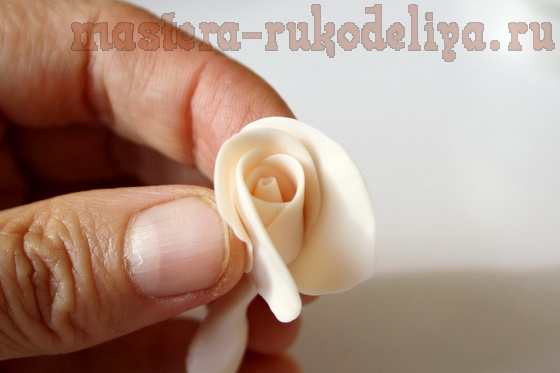 Розочка из полимерной глины