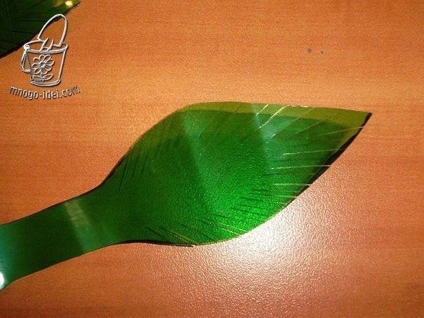 ​Розы из пластиковых бутылок