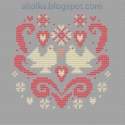 ​Сердечная вышивка: подборка схем