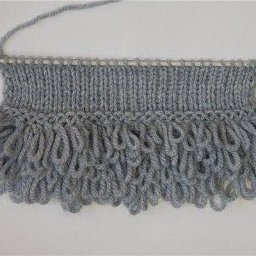 ​Создаем мех спицами