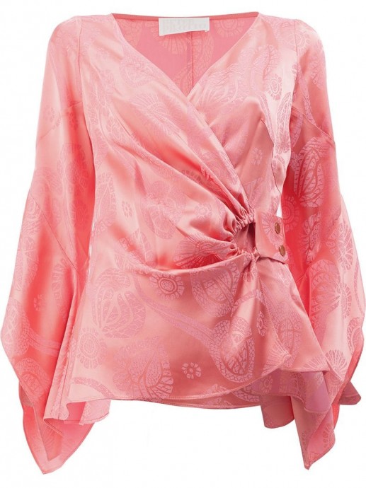 Интересные идеи блузок с запахом Интересные идеи блузок с запахом