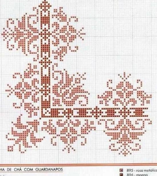 Красивые узоры для скатертей и наволочек