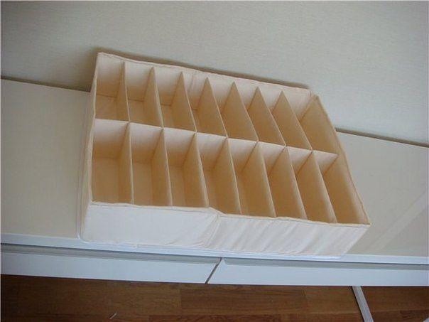 Органайзер для белья: мастер-класс