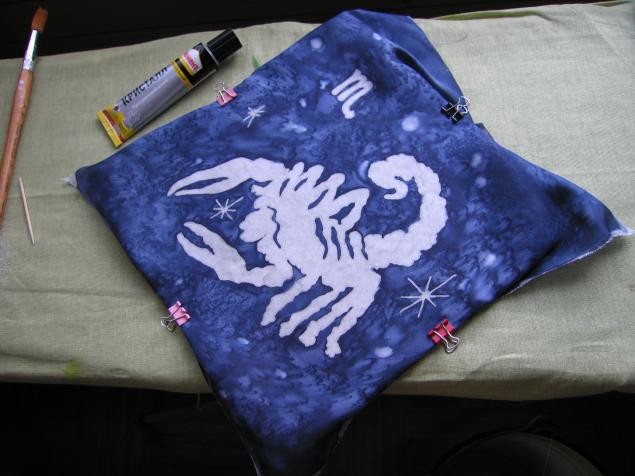 Панно в технике батик