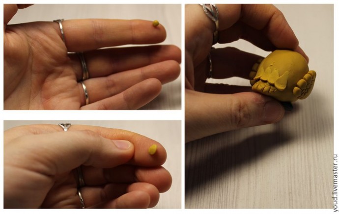 Совёнок из полимерной глины Совёнок из полимерной глины