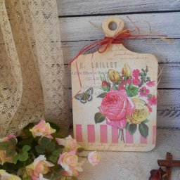 Декорируем разделочные доски в винтажном стиле