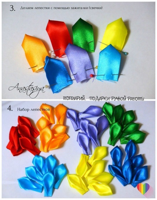 Резинка цветок "Семицветик"