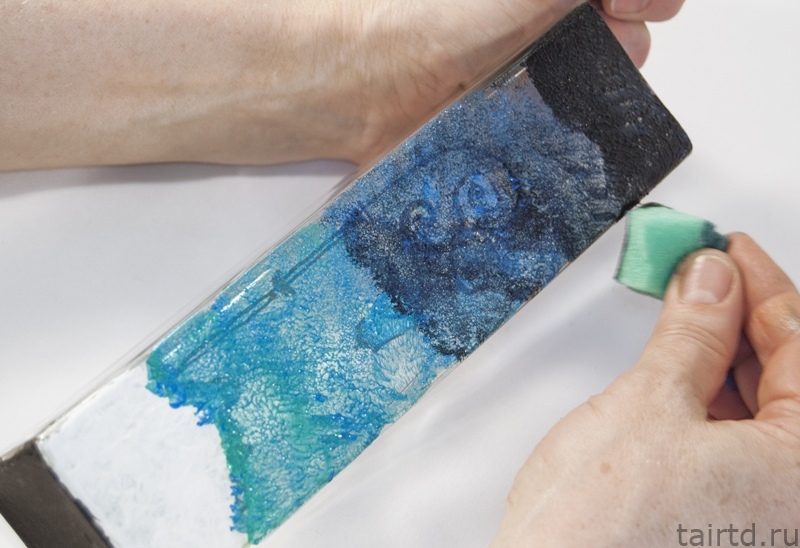 ​Роспись по стеклу "Ночи Петербурга"