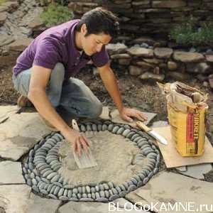 Спиральное мозаичное панно