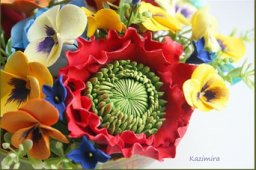 Как делать цветы из полимерной глины: мастер-класс