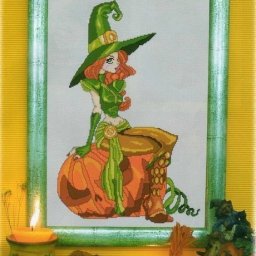 ​Вышивка очаровательной феи