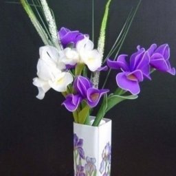 Ирисы из капрона: мастер-класс