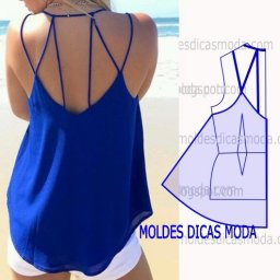 ​Моделирование топов с открытой спиной