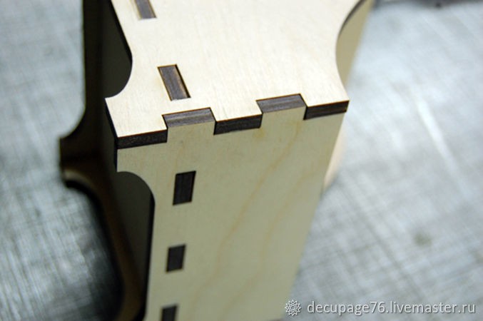 Сборка заготовок для декупажа