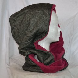 Шарф-хомут с капюшоном