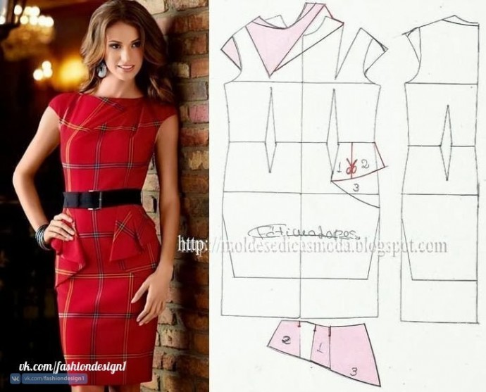 Моделирование платья-футляра