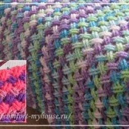 ​Разноцветный плед