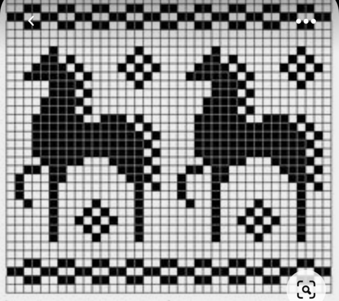 ​Схемы для жаккарда в копилочки