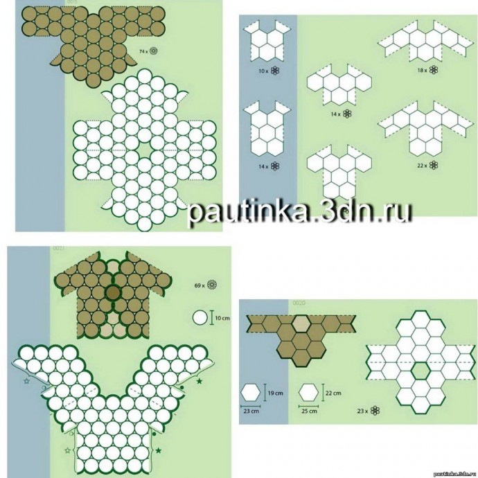 Схемы сборки для вязания