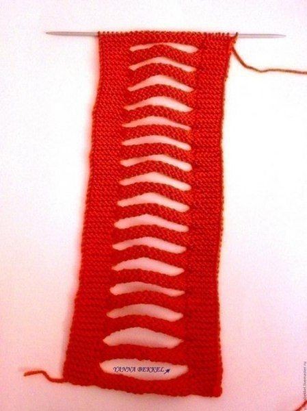 ​Вязание и последующее плетение колоска