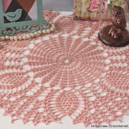 ​Ажурная воздушная салфетка