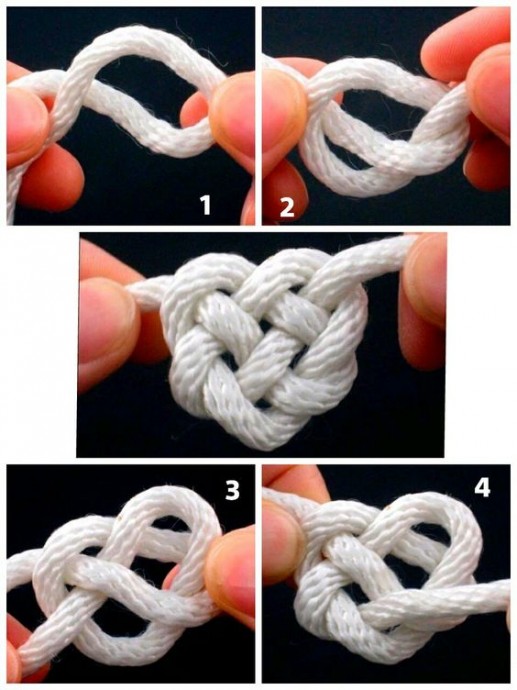 Интересные декоративные узелки