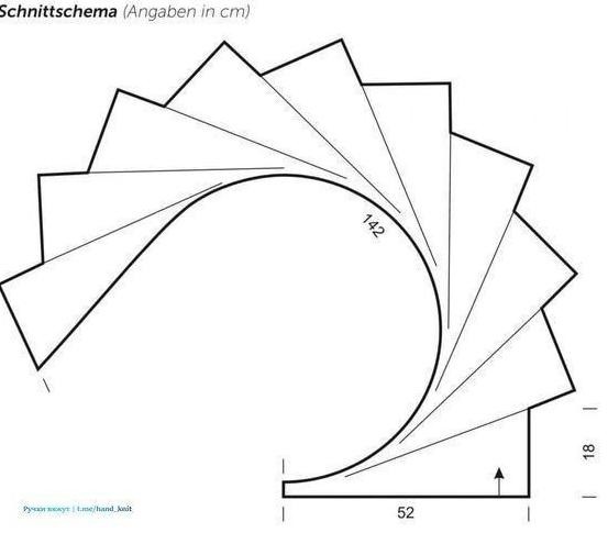Необычная накидка на плечи