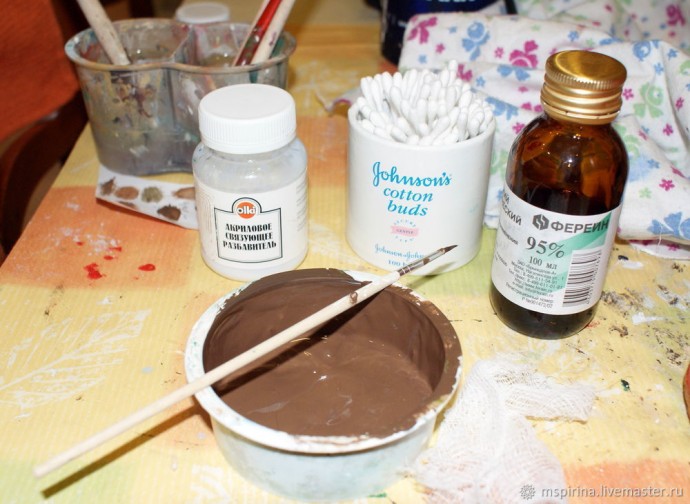 Декор бутылки с драконом