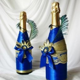 ​Красивый декор бутылки