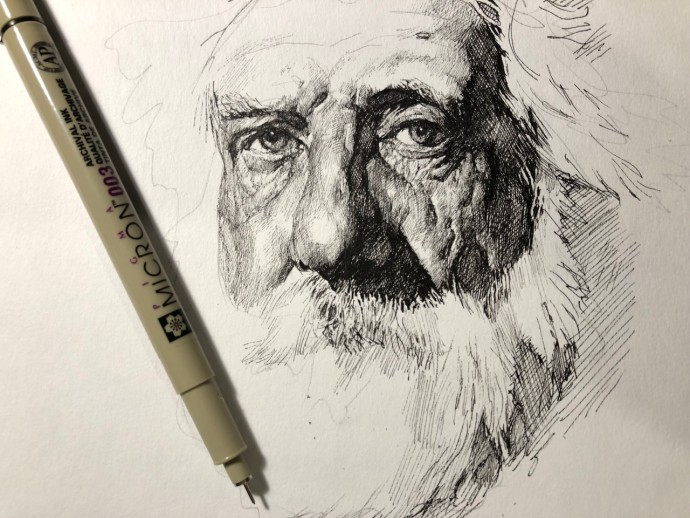 Портрет пожилого мужчины