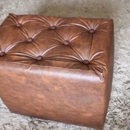 ​Пуф из одноразовых бутылок