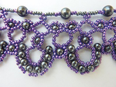 Восхитительное колье из бисера